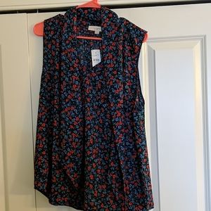 Loft Brand New floral tank